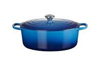 LE CREUSET COCOTTE SIGNATURE OVALE 31CM AZURE