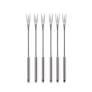 KISAG SET DE 6 FOURCHETTES A FONDUE  INOX 2 EN 1