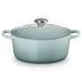 LE CREUSET COCOTTE SIGNATURE RONDE 24CM SEA SALT