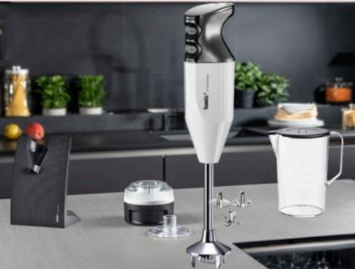 BAMIX MIXEUR M200 SWISSLINE C, BLANC NOIR