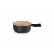 LE CREUSET CAQUELON FONTE 24CM NOIR MAT