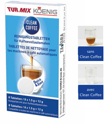 [A11491] KOENIG PASTILLES DE NETTOYAGE CLEAN COFFEE