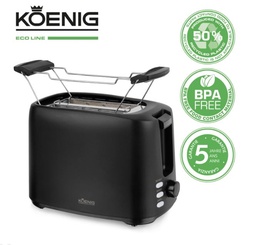 [B02404] KOENIG TOASTER NOIR MAT B02404